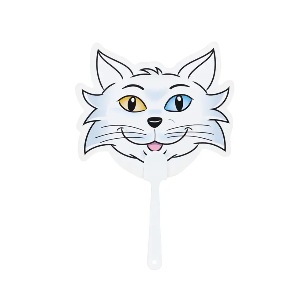 Özel Kesim Logo Baskılı PVC Yelpaze Promozone