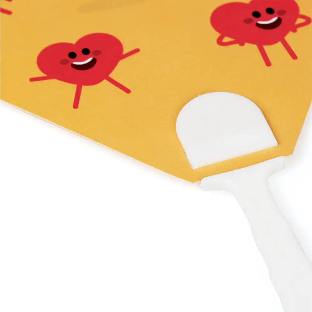 Özel Kesim Logo Baskılı PVC Yelpaze Promozone