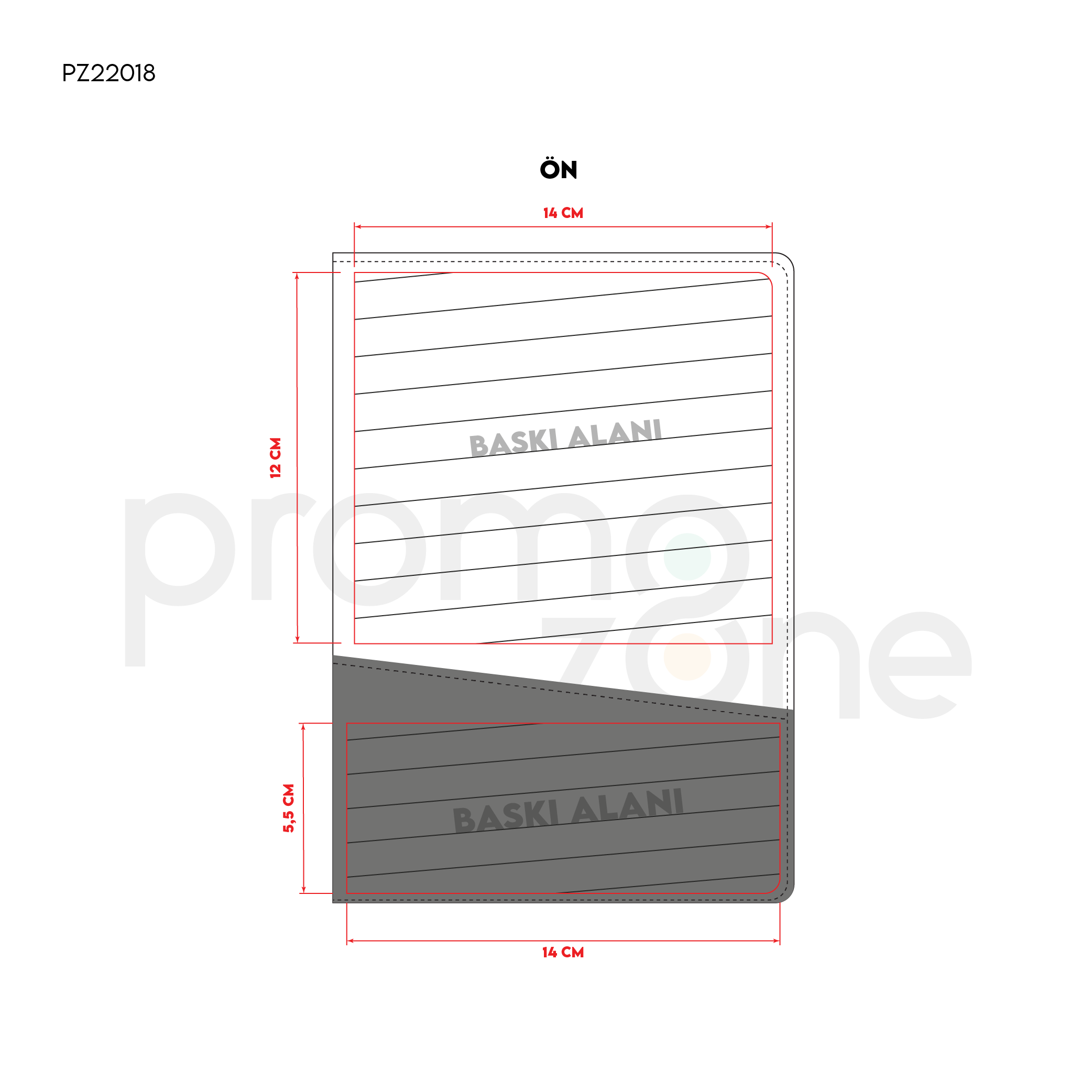 15 x 21 cm Termo Deri Cepli Kapaklı Tarihsiz Defter 224 Sayfa 80 gr Ivory Krem Çizgili İç Kağıt Kalem Tutuculu Promozone