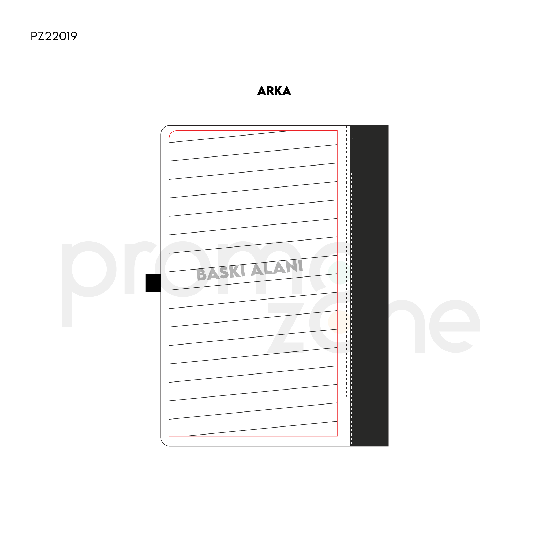 Termo Deri Bambu Defter Promozone