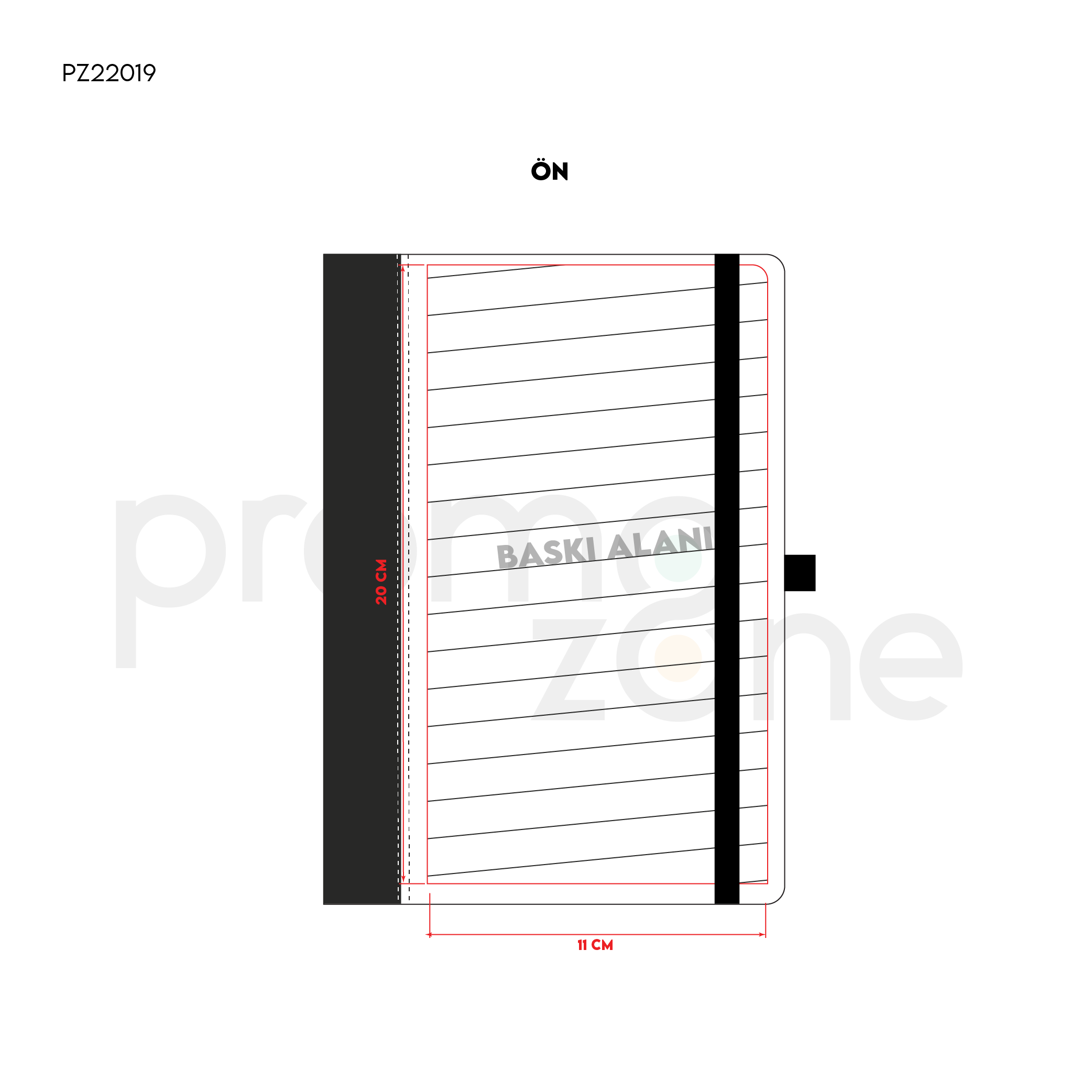 Termo Deri Bambu Defter Promozone
