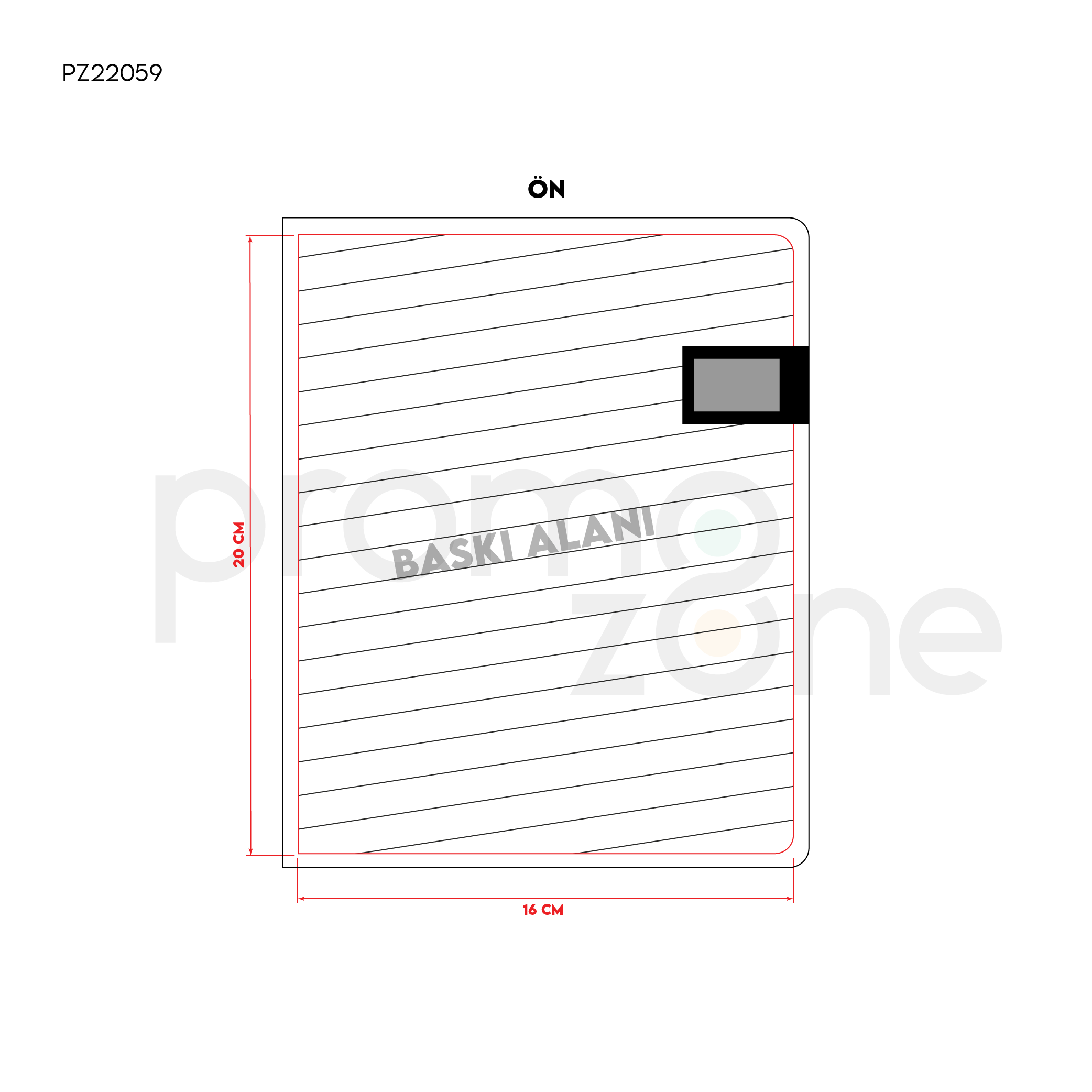 Termo Deri Organizer (17x21 cm) Promozone
