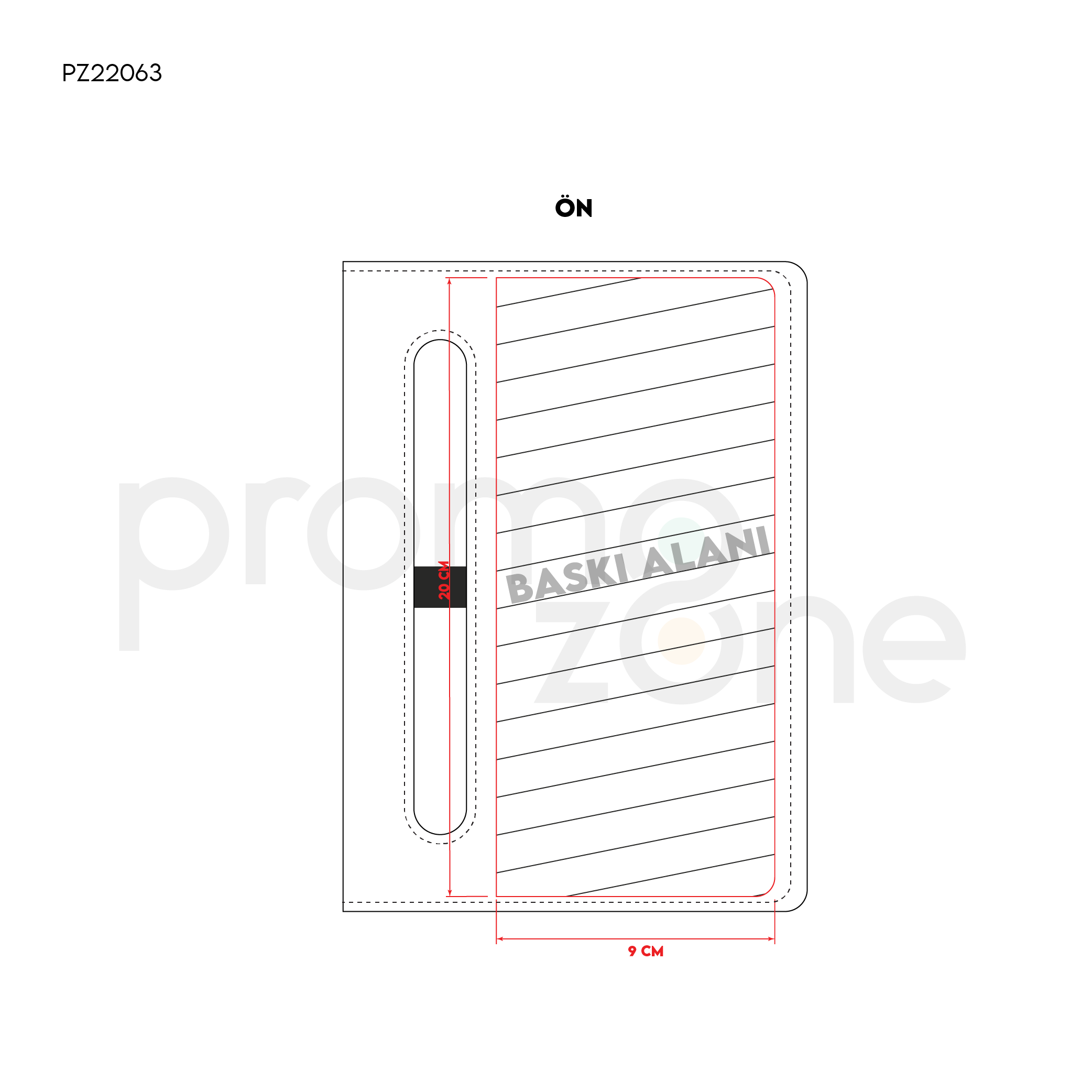 Termoderi Kapaklı Defter ( 15 x 21 cm ) Promozone