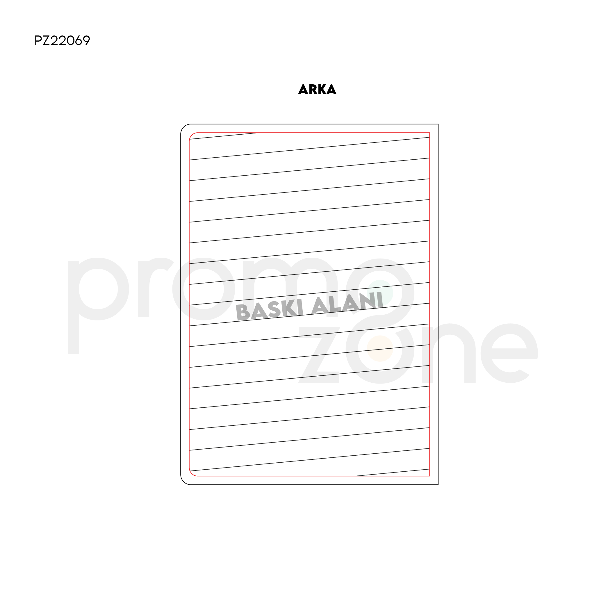 Termoderi Kapaklı Defter ( 15 x 21 cm ) Promozone