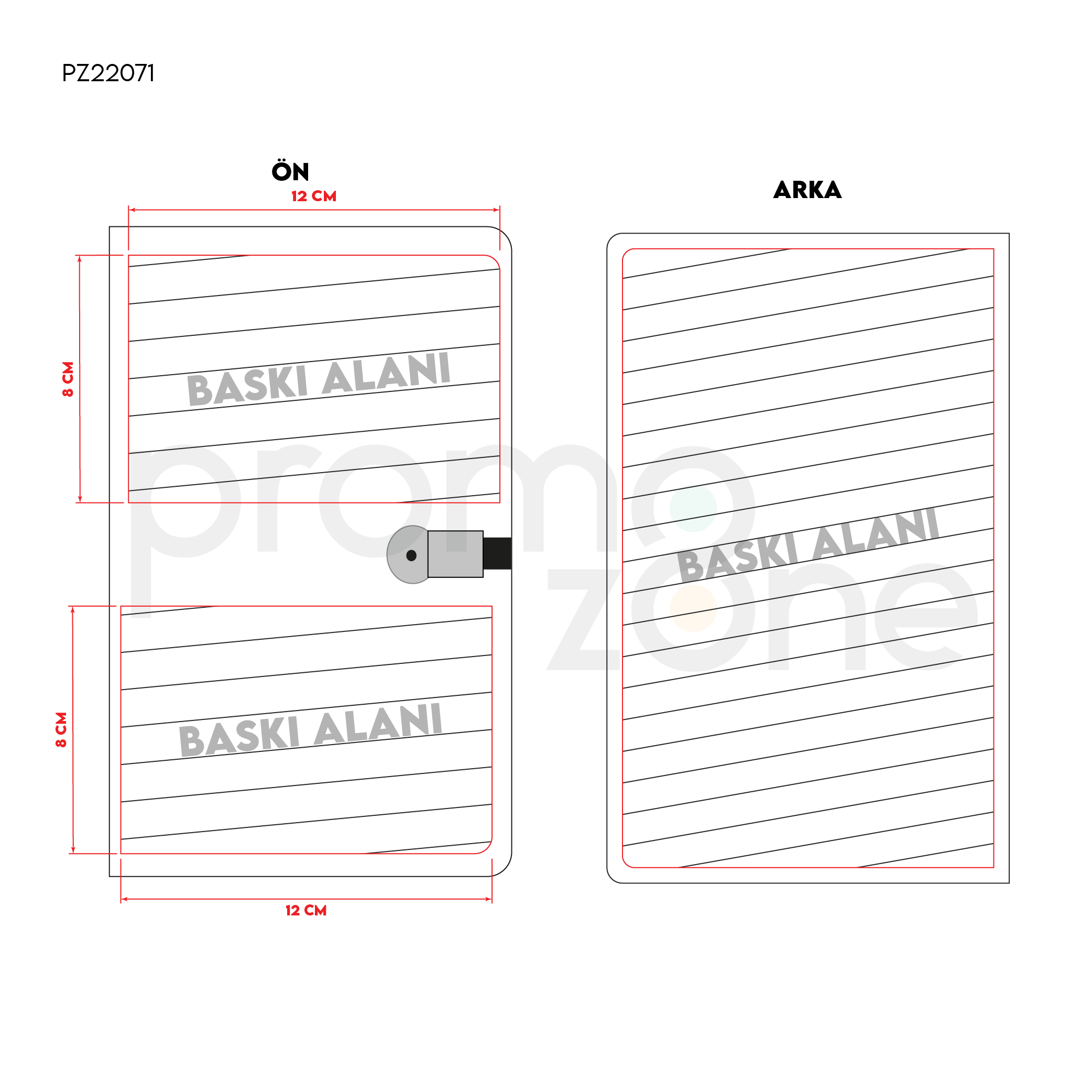 Termoderi Kapaklı USB'li Defter ( 13 x 21 cm ) Promozone