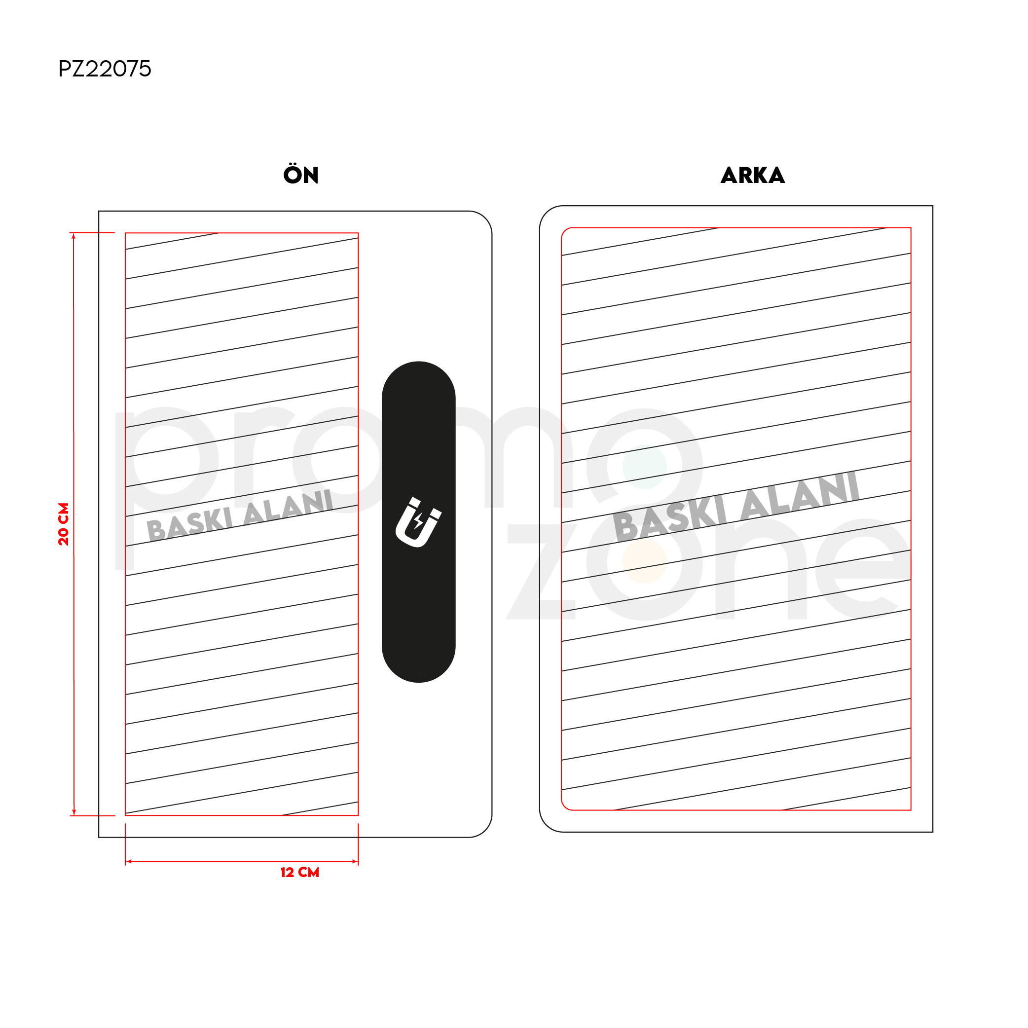 Termo Deri Magnetli Defter Promozone