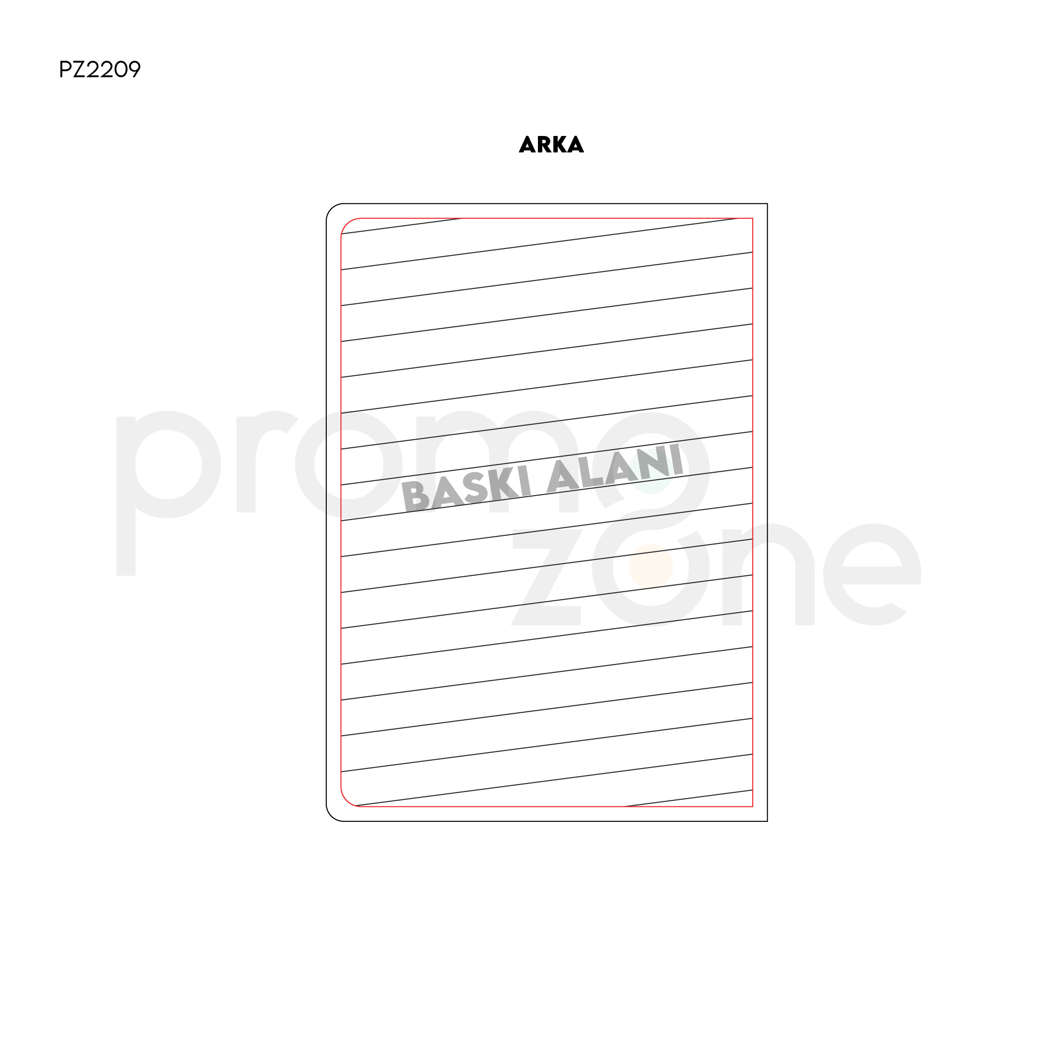 15x21 cm Termo Deri Tarihsiz Defter EKONOMİK 55 GR Holmen İç Kağıt Promozone