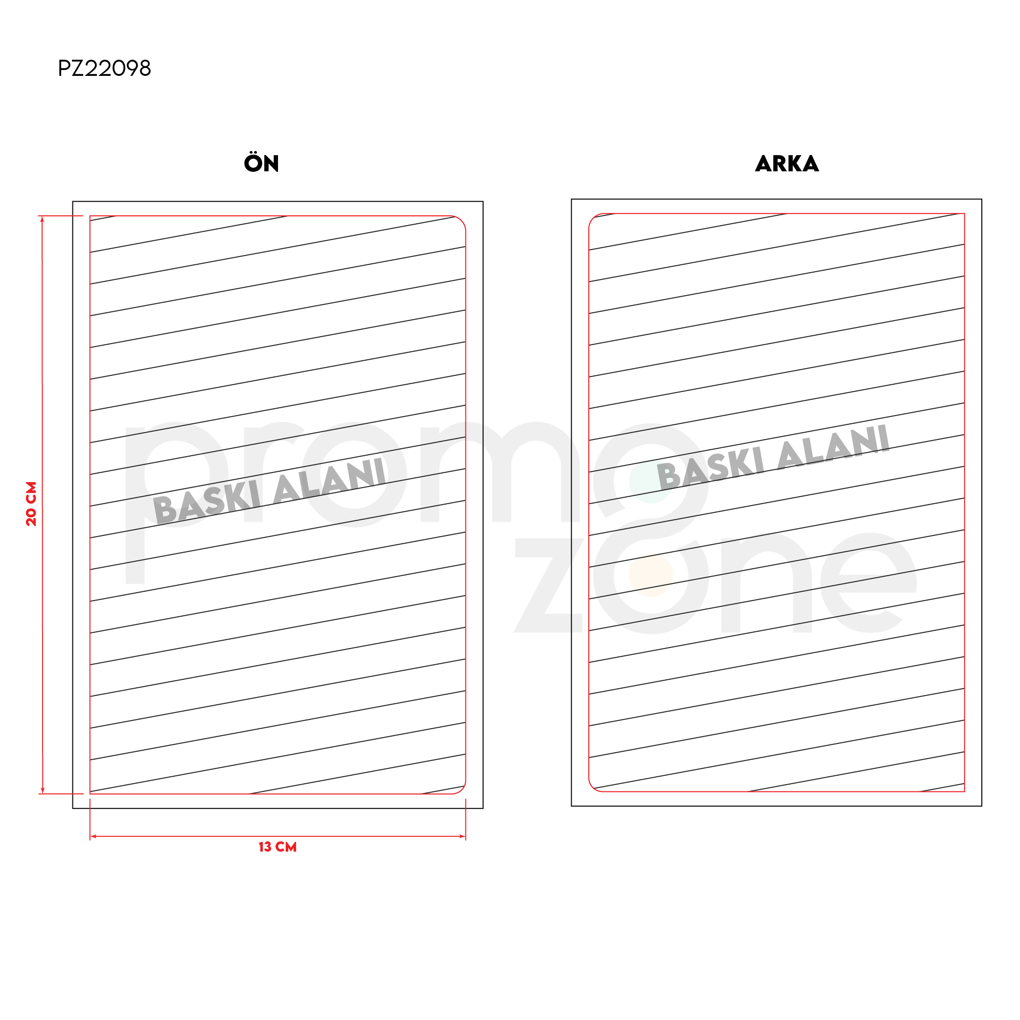 Yumuşak Kapaklı Defter 14,2 x 21 cm Promozone