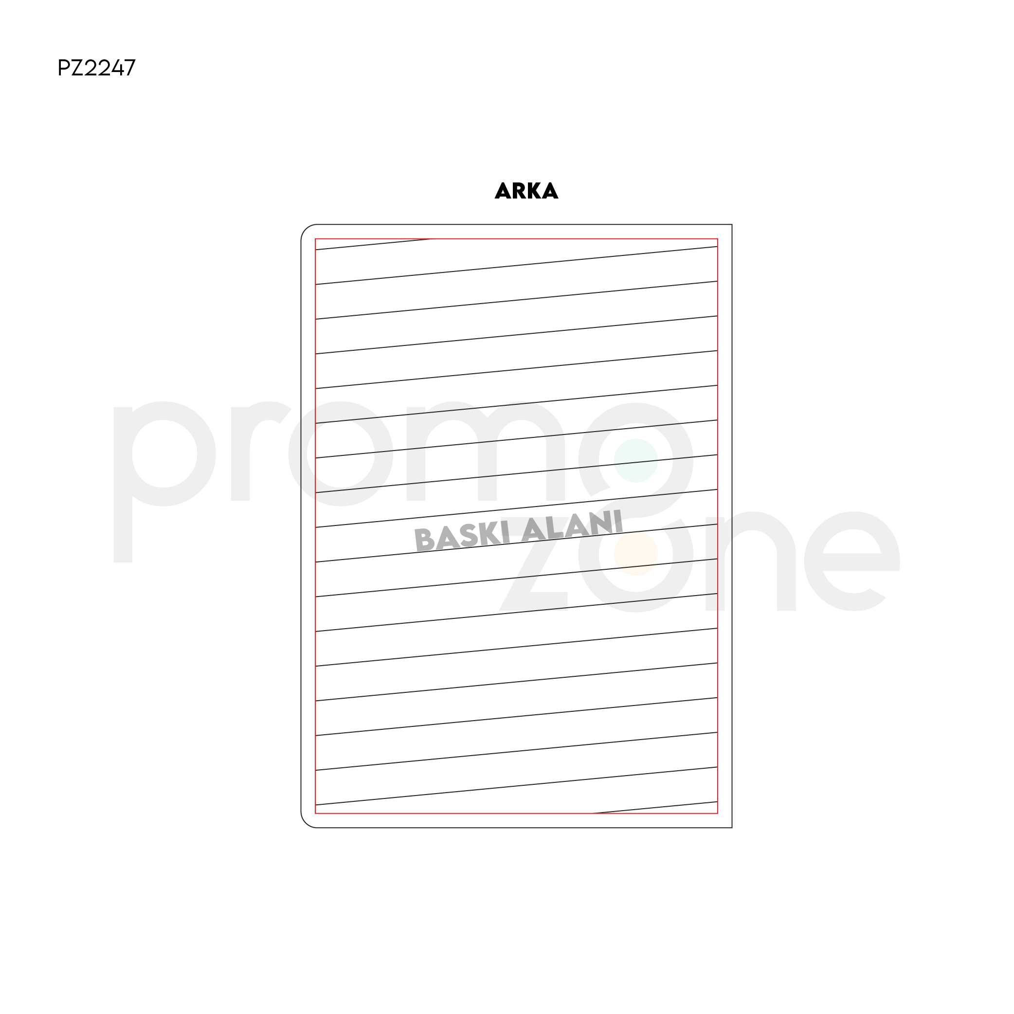15x21 Termo Deri Kapaklı Tarihsiz Defter Promozone