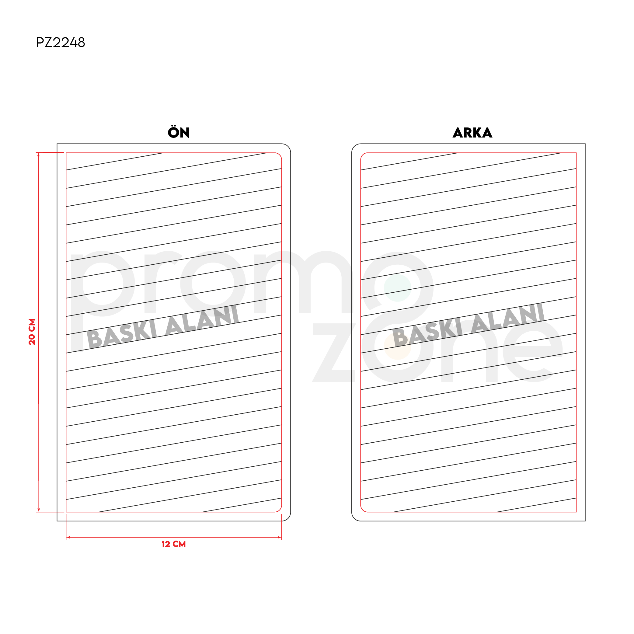 13x21 Termo Deri Tarihsiz Defter Promozone