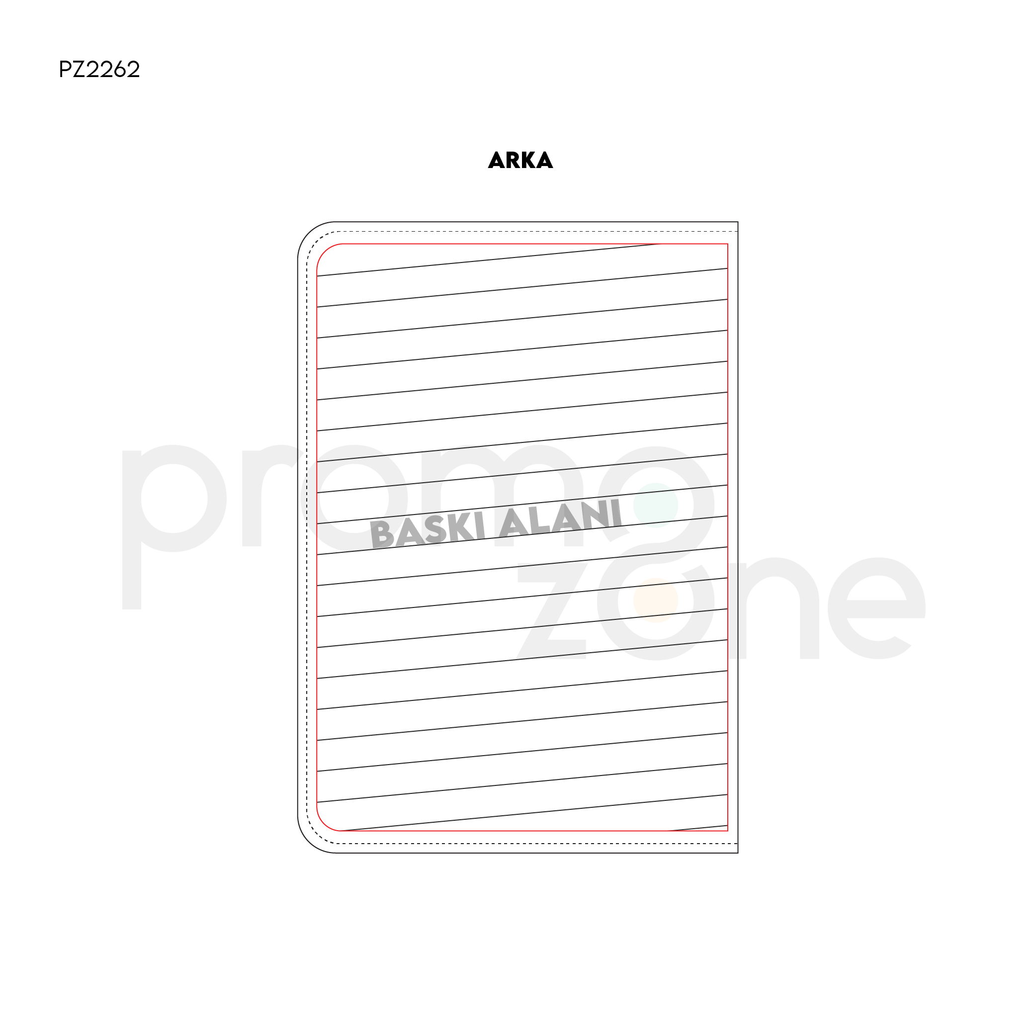 15X21,5 Tarihsiz Defter Promozone