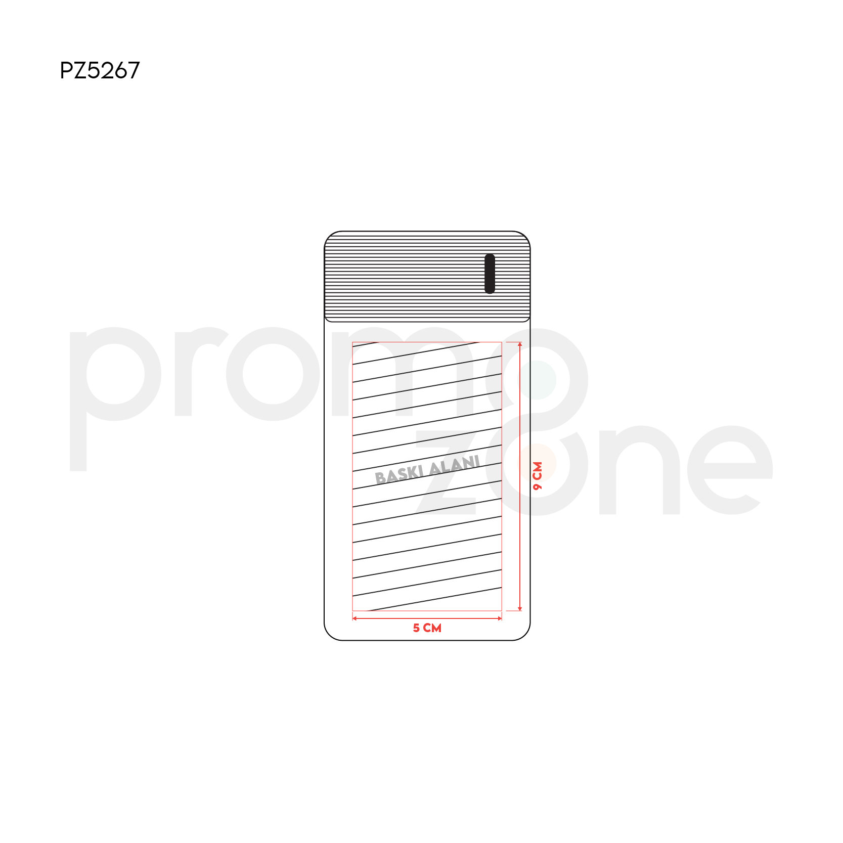 10000 mAh Led Güç Göstergeli Powerbank Promozone