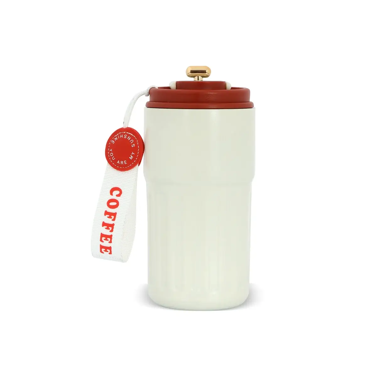 400 ml Isı Derece Göstergeli Askı İpli Paslanmaz Çelik Termos - Logo Baskılı Promozone