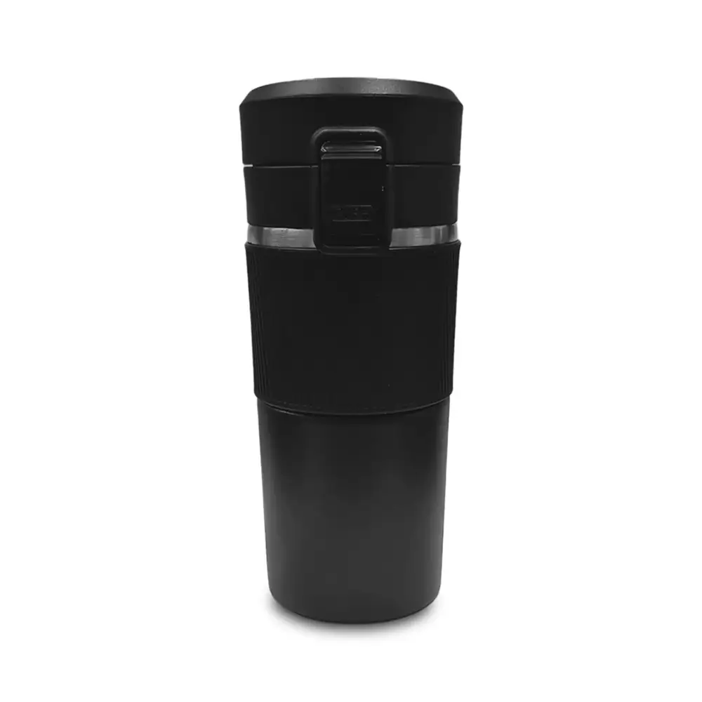 400 ml Süzgeçli Kilit Kapalı Paslanmaz Çelik Termos - Logo Baskılı