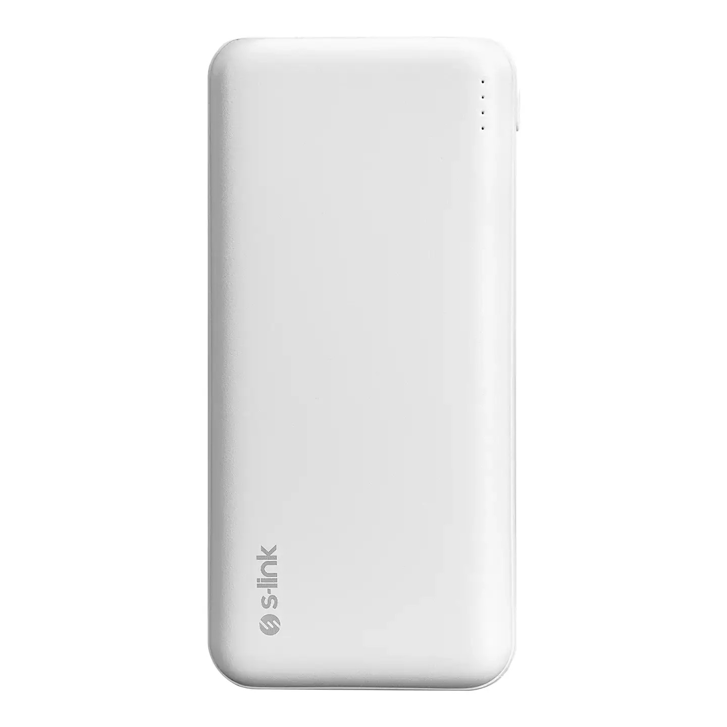 S-link G205 20000mAh Micro+Type-C+USB 18W Beyaz Taşınabilir Pil Şarj Cihazı Powerbank Promozone