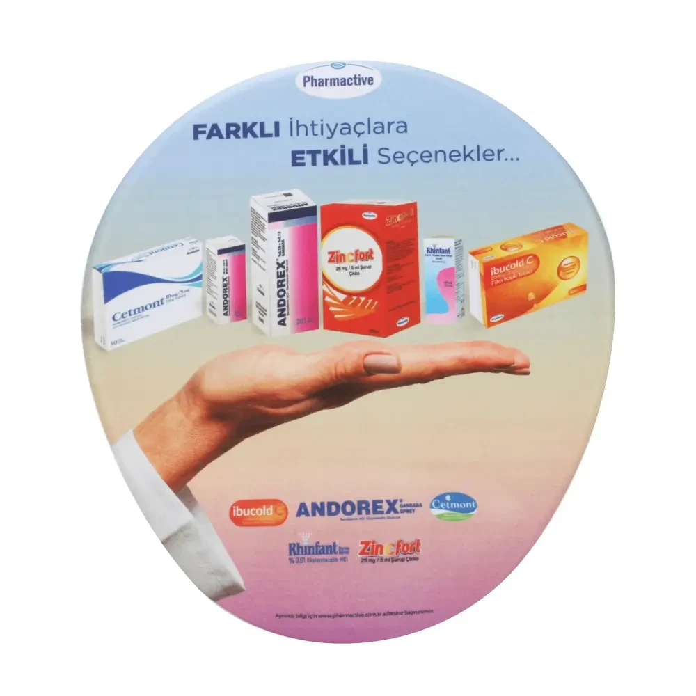 Özel Üretim Sünger Bilekli ve Kauçuklu Tabanlı Mouse Pad Promozone