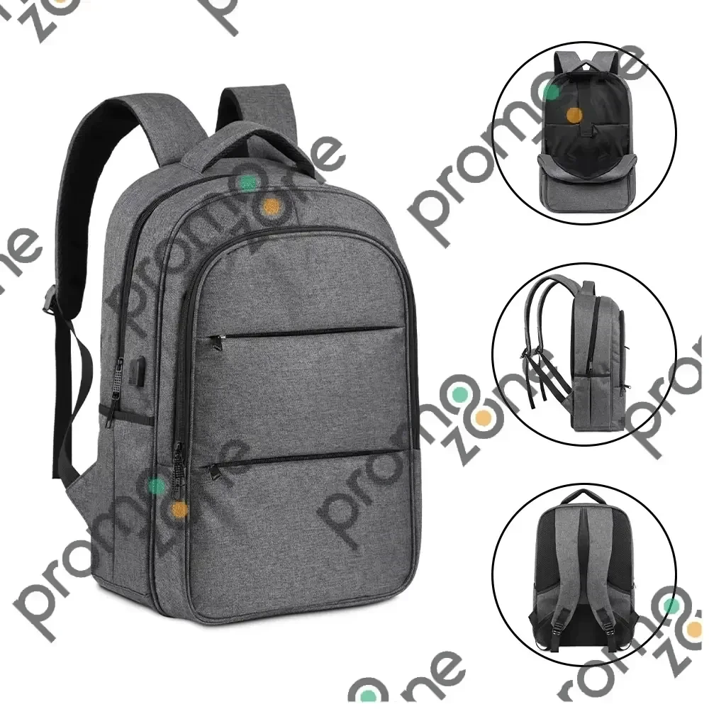 Laptop Bölmeli ve USB Girişli Özel Üretim Promosyon Sırt Çantası - Logo Baskılı Promozone