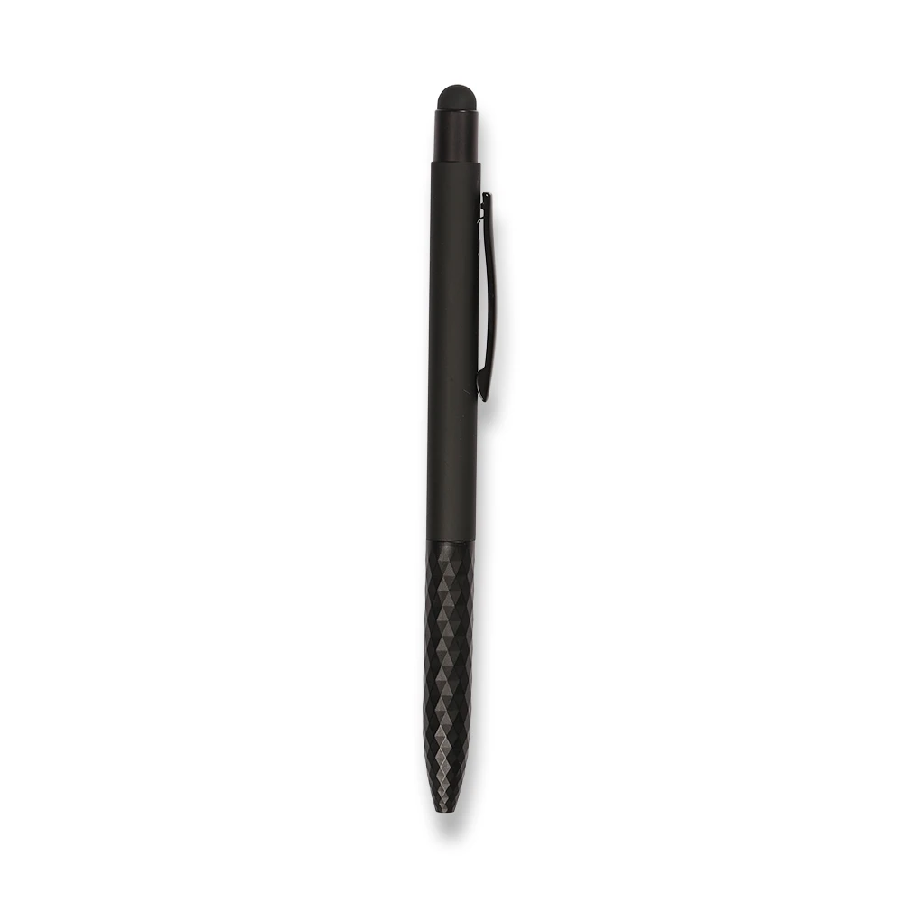 Touchpen Diamond Kalem, 14×21 Kenarları Boyalı Termo Deri Defter & 450 ml Termos Tipi Çelik Kupa Bardak Kutulu VIP Hediye Seti