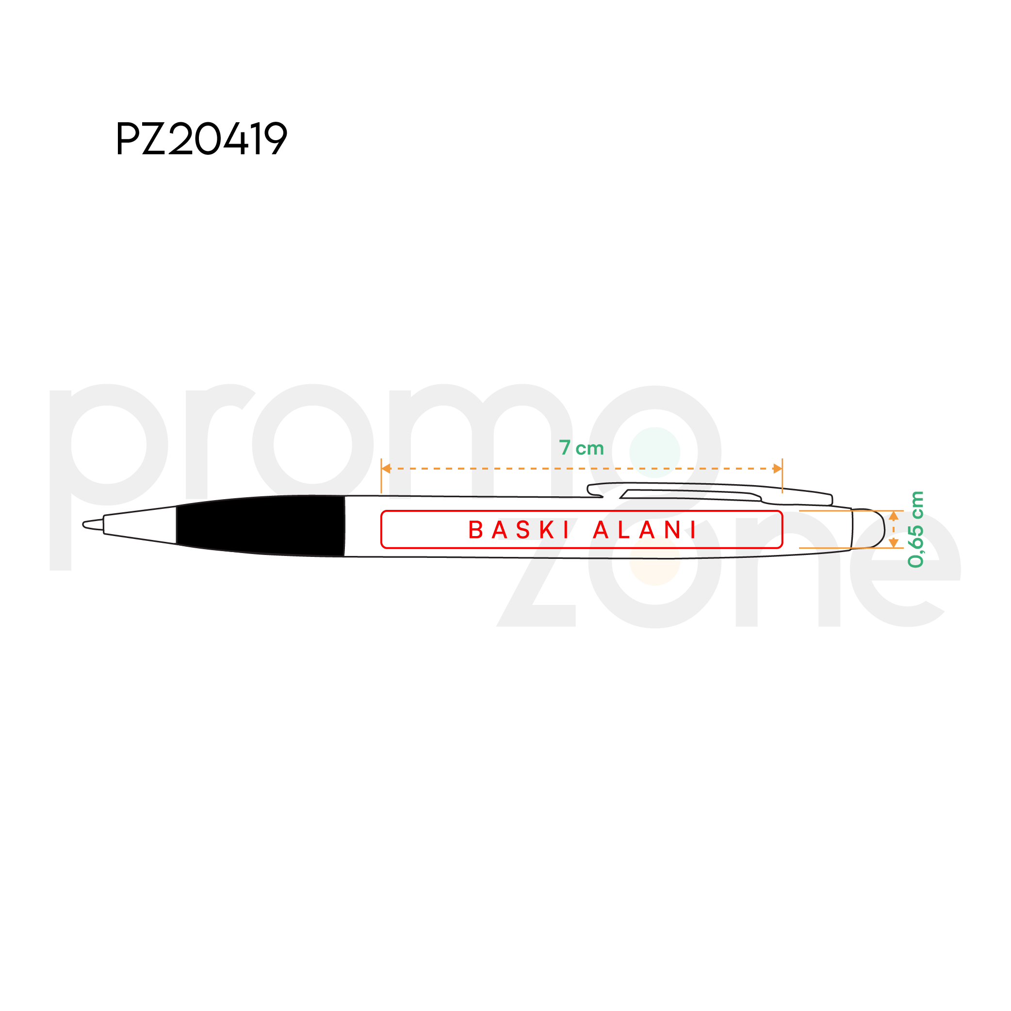 Metal Tükenmez Kalem Touchpen Özellikli Promozone