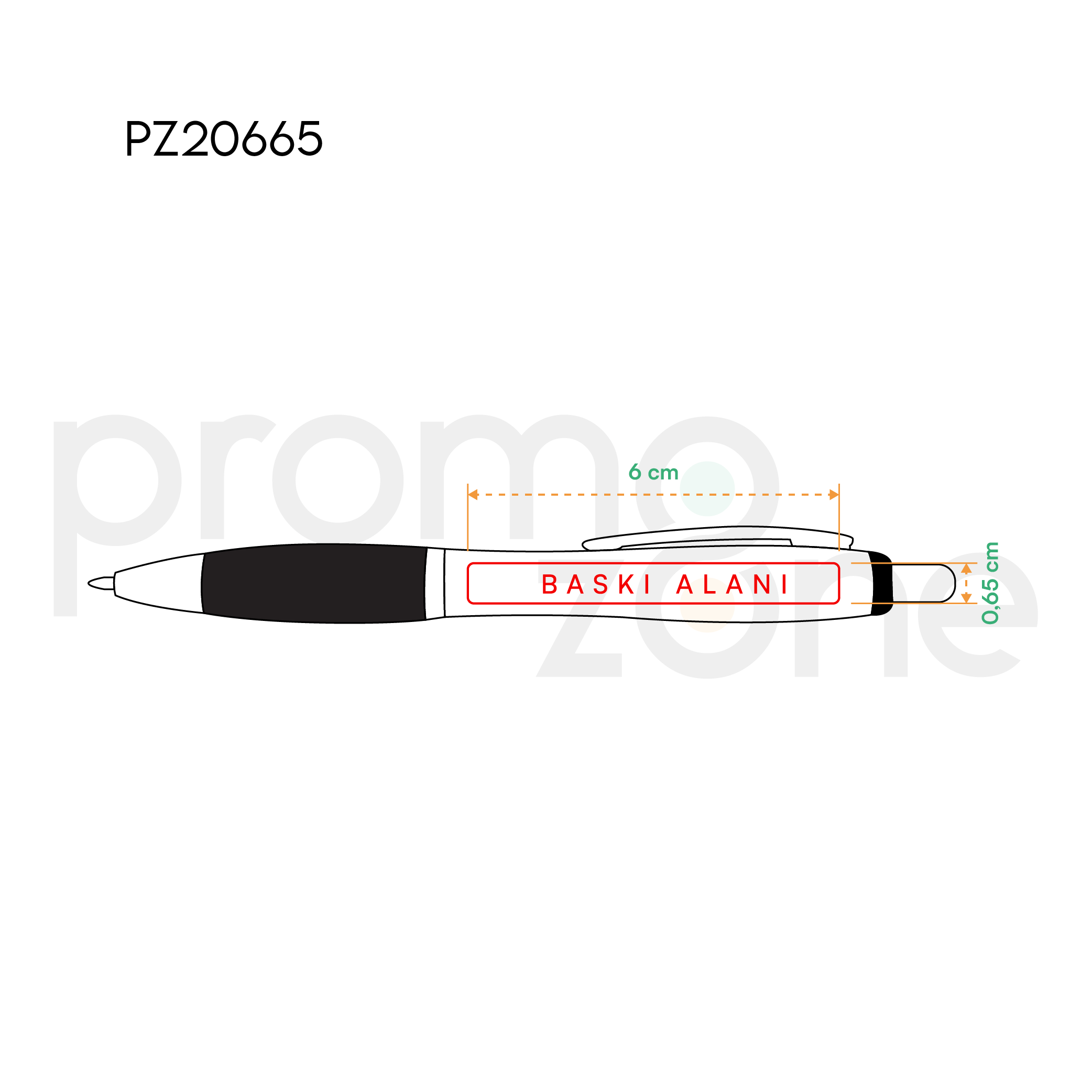 Aspect X Basmalı Tükenmez Kalem Promozone