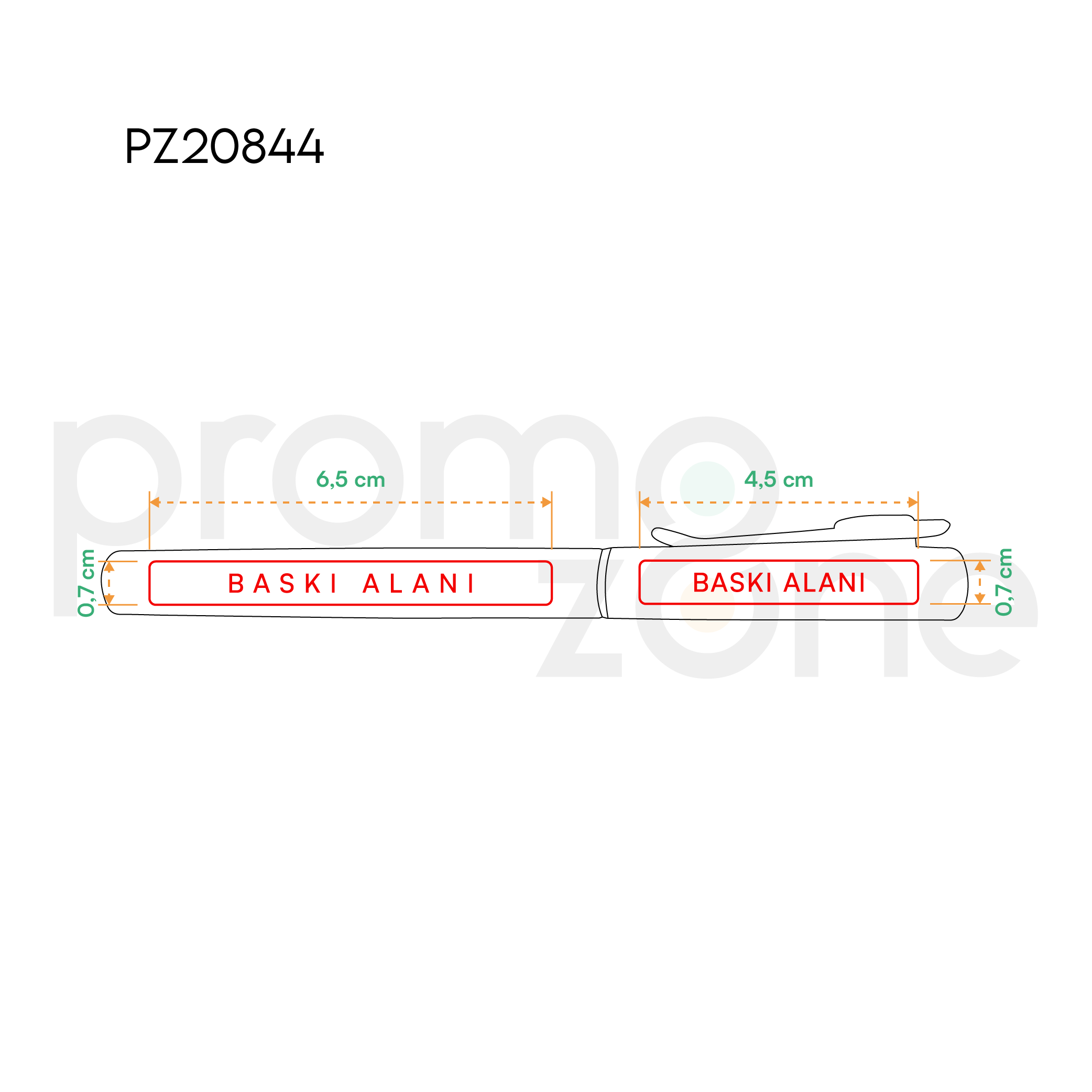 Metal Roller Kalem Promozone