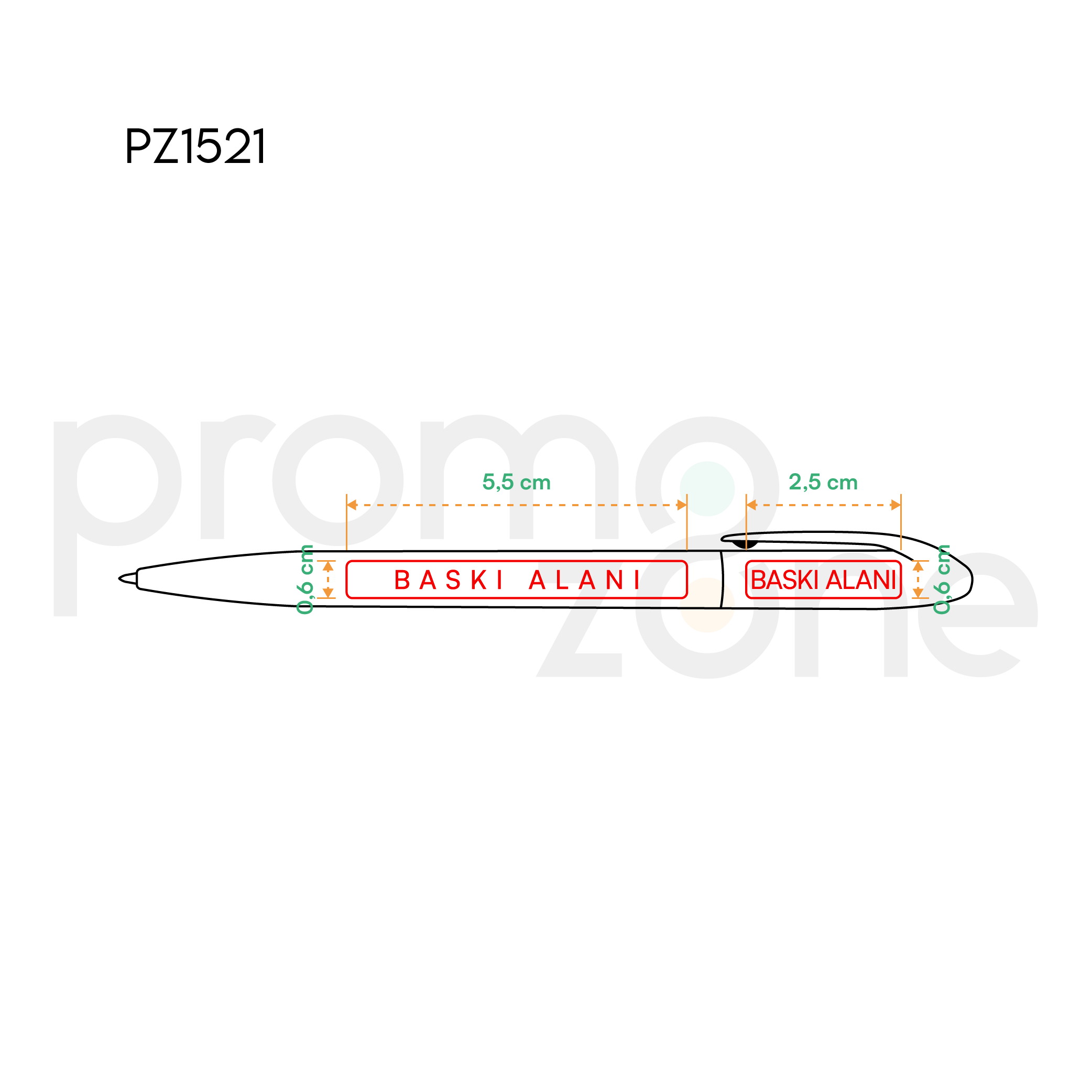 Plastik Tükenmez Kalem Promozone