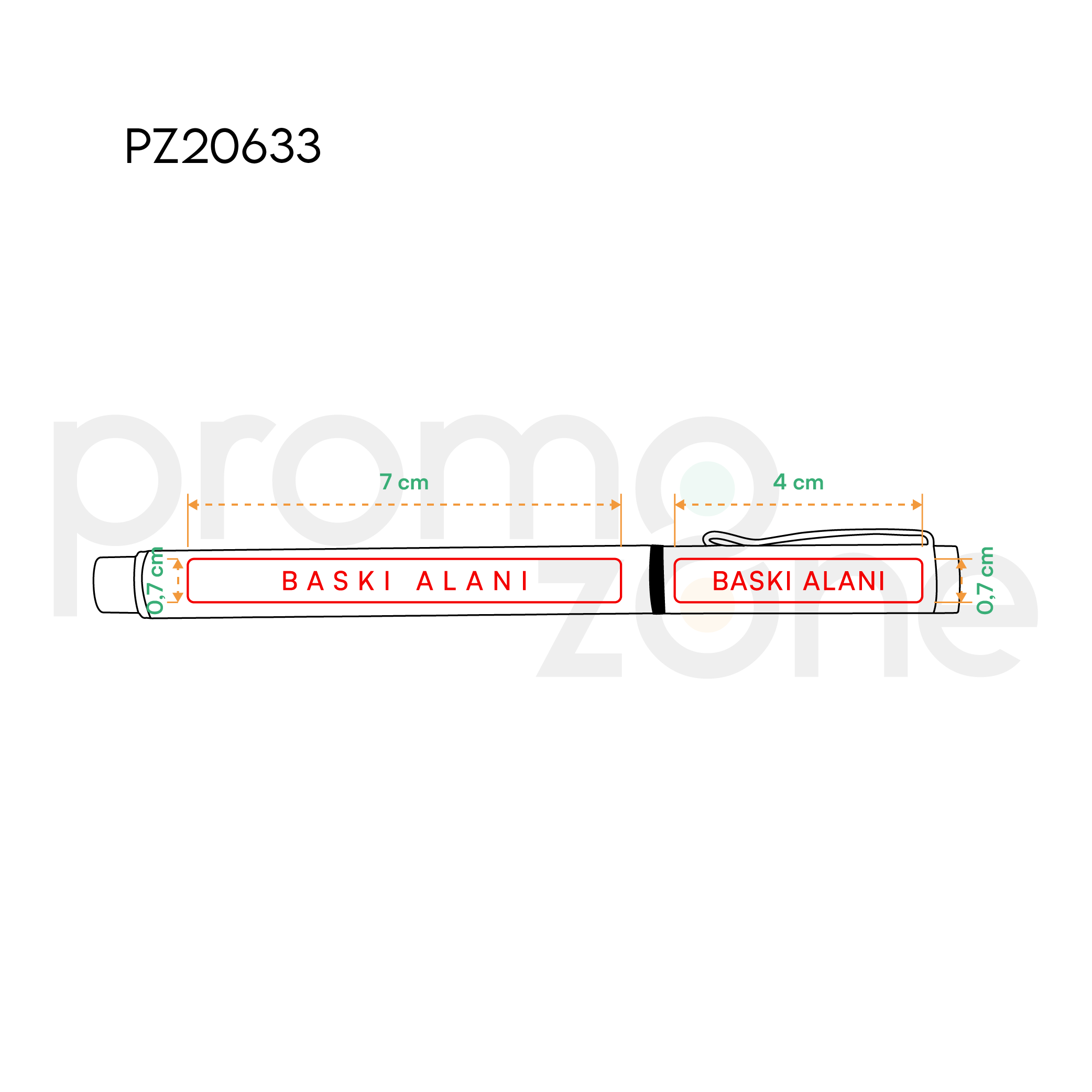 Metal Roller Kalem Promozone
