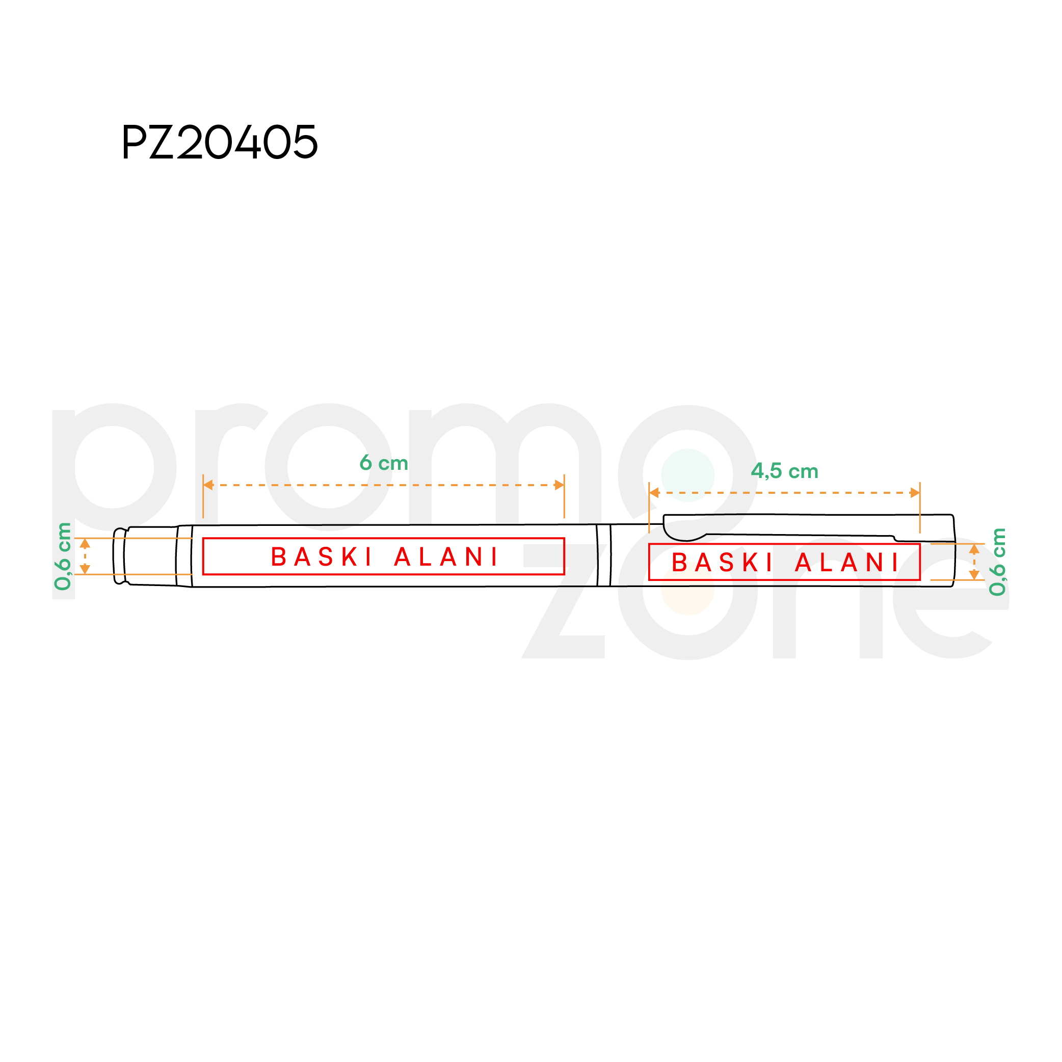 Metal Roller Kalem Promozone