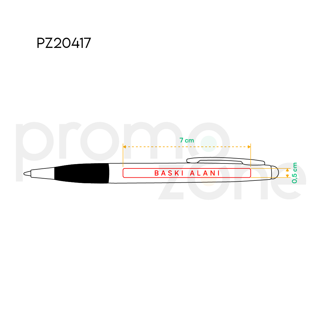Metal Tükenmez Kalem Touchpen Özellikli Promozone