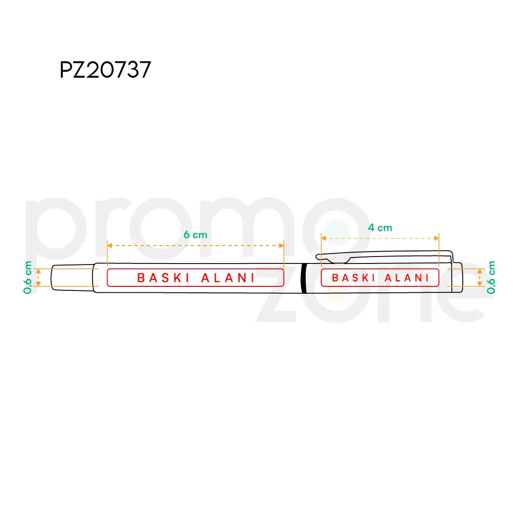 Metal Roller Kalem Promozone