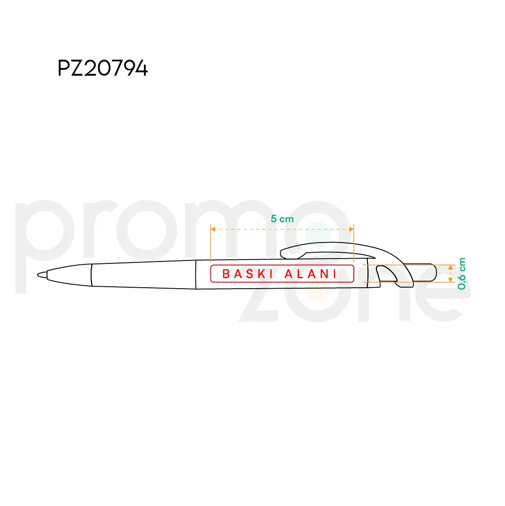 Basmalı Tükenmez Kalem Promozone