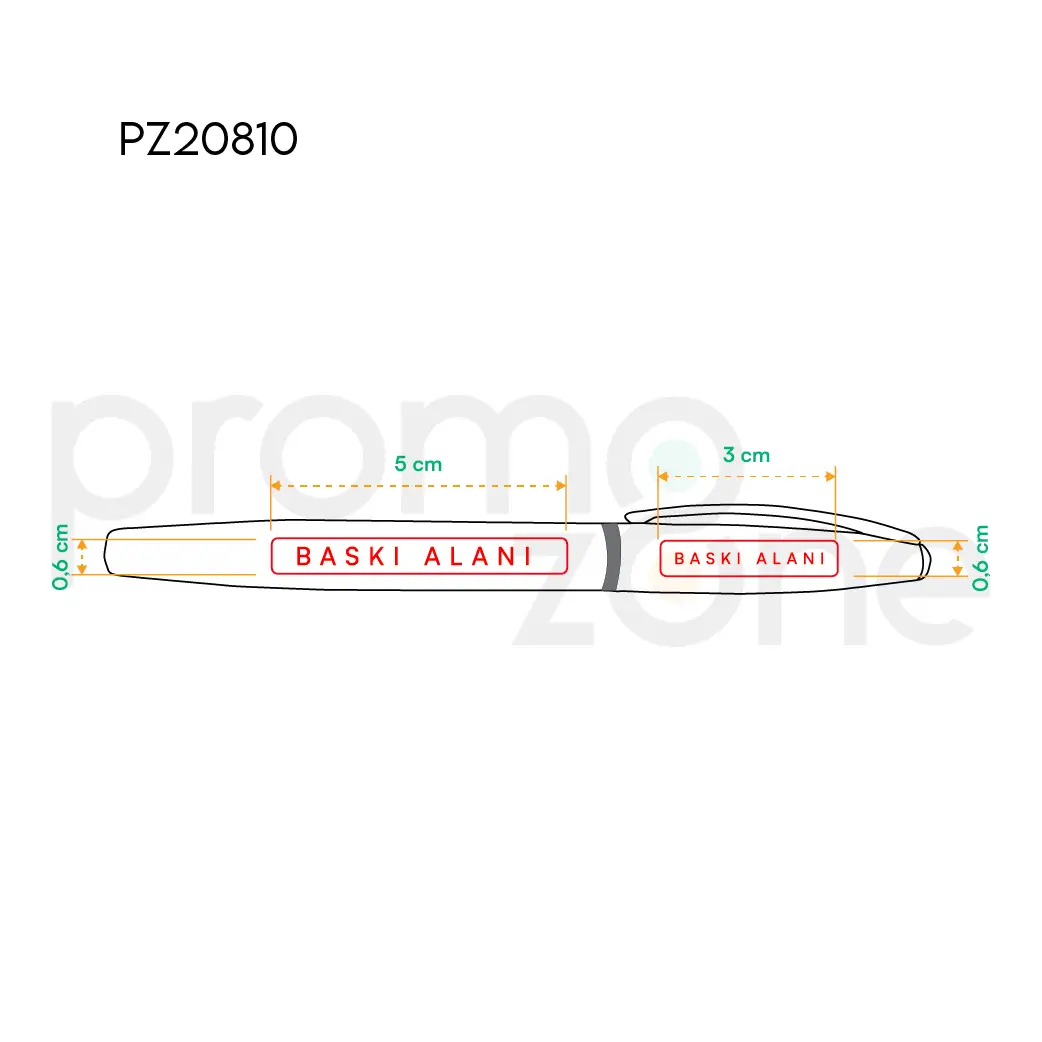 Metal Roller Kalem Promozone