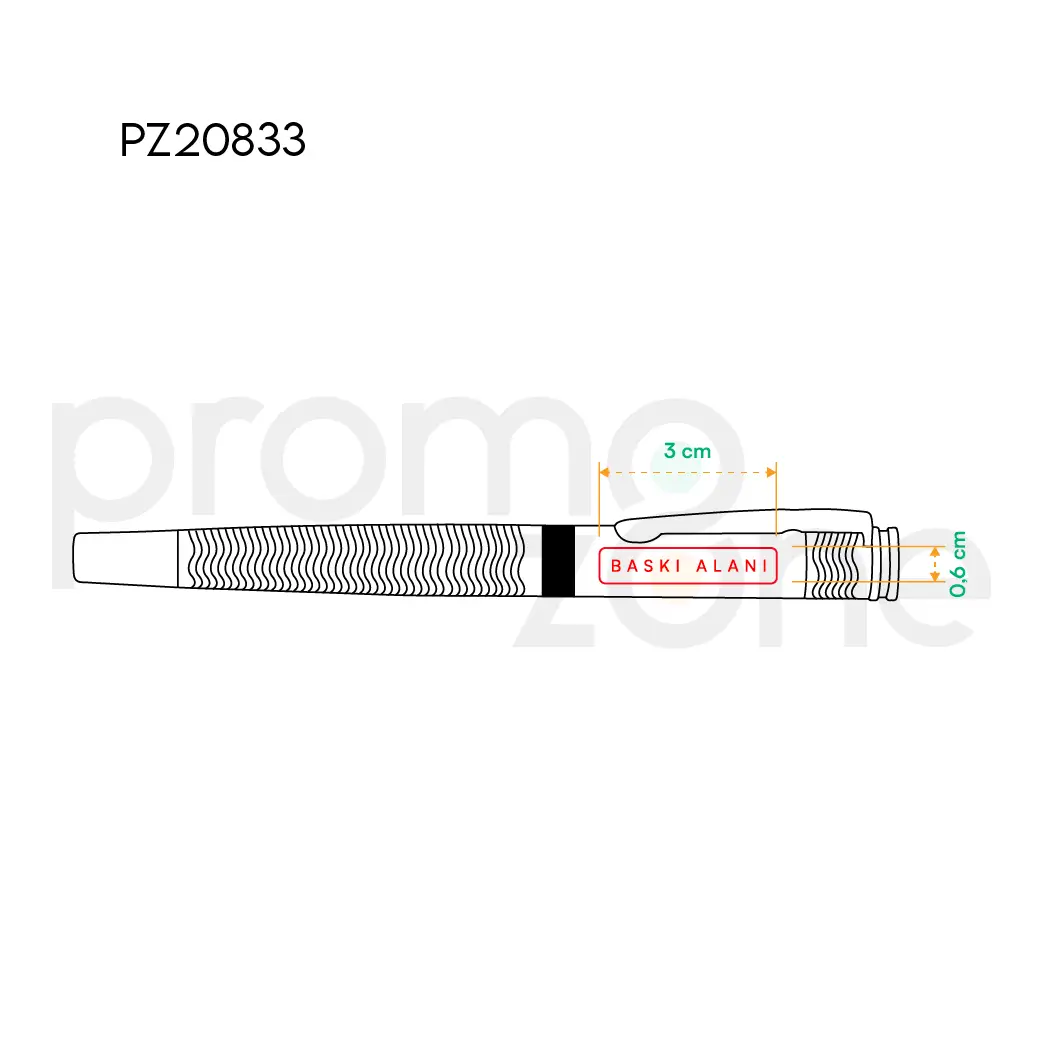 Metal Roller Kalem Promozone