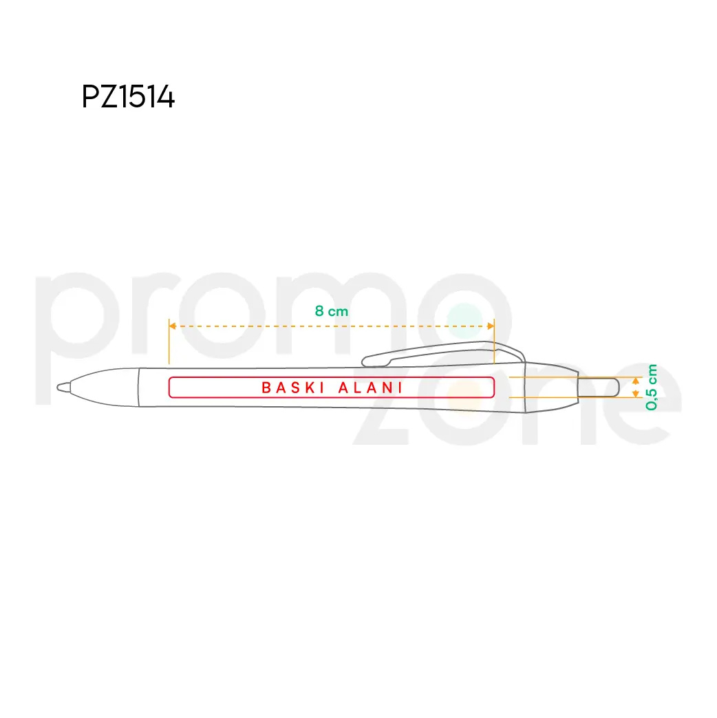 Plastik Tükenmez Kalem Promozone