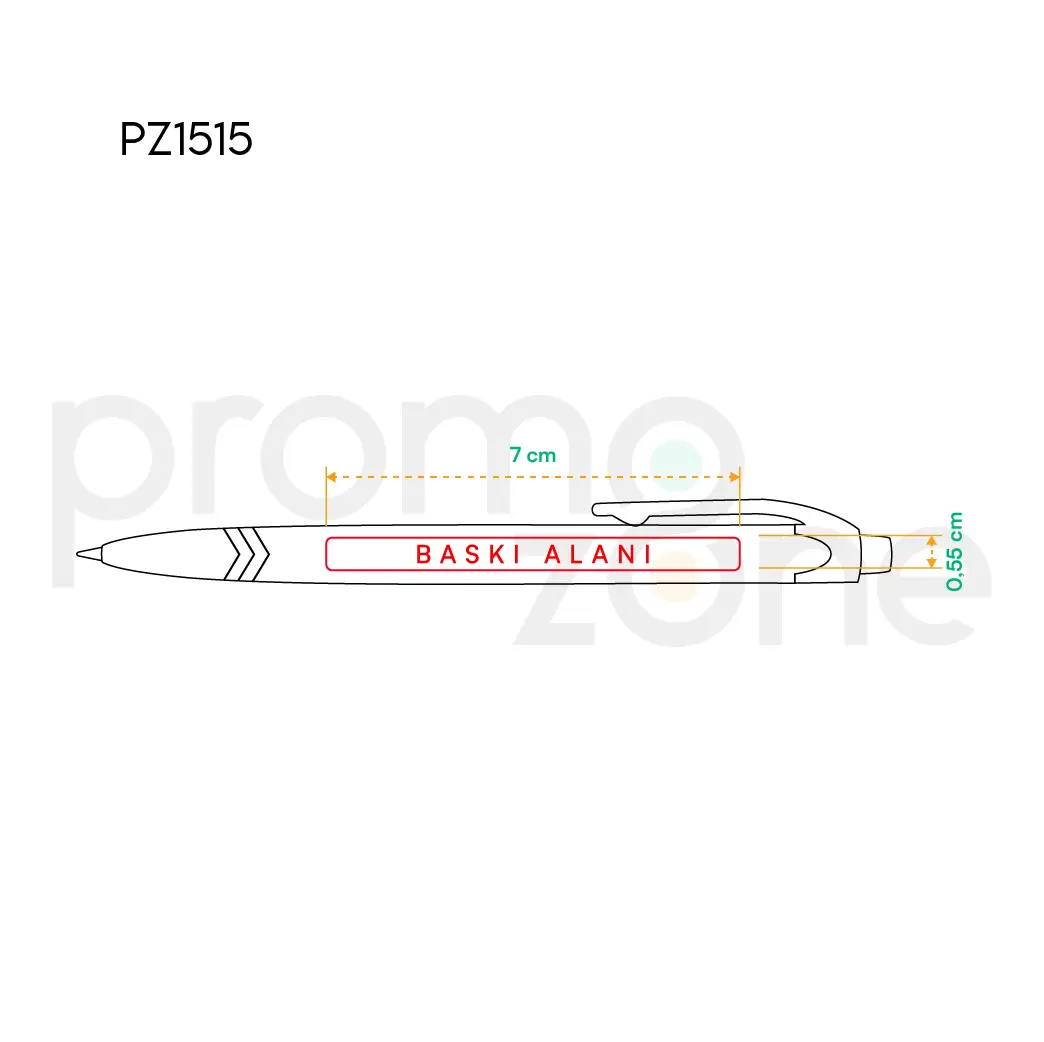 Plastik Tükenmez Kalem Promozone
