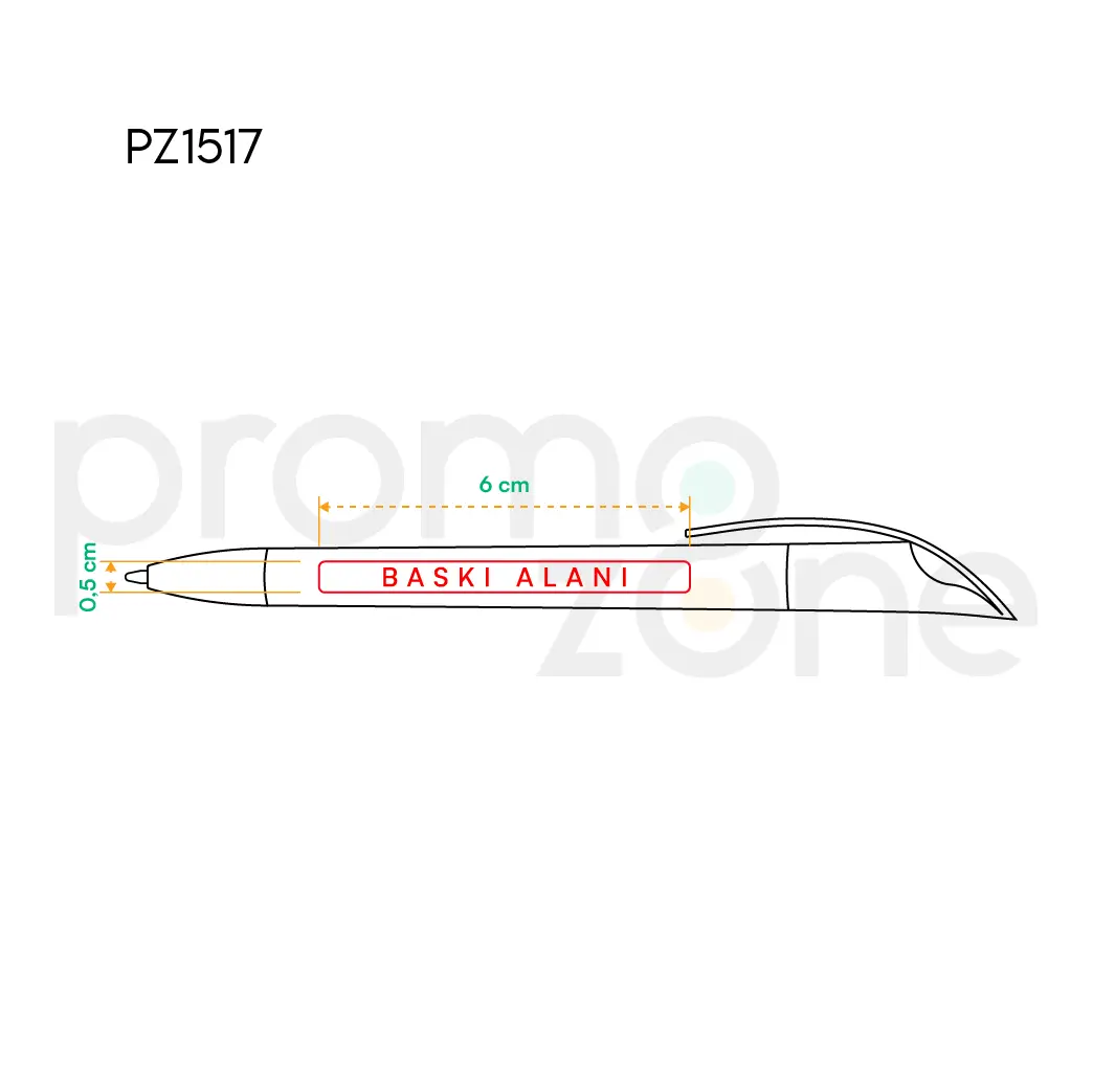 Plastik Tükenmez Kalem Promozone