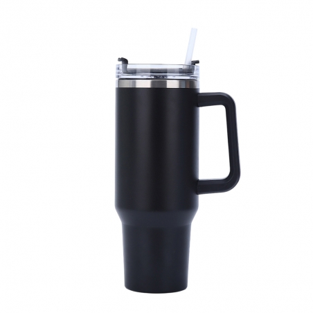 Paslanmaz Çelik Pipetli Termos 1180 ml Promozone