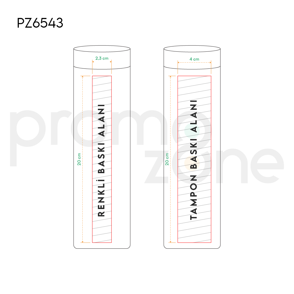 Bambu Termos 450 ml Promozone