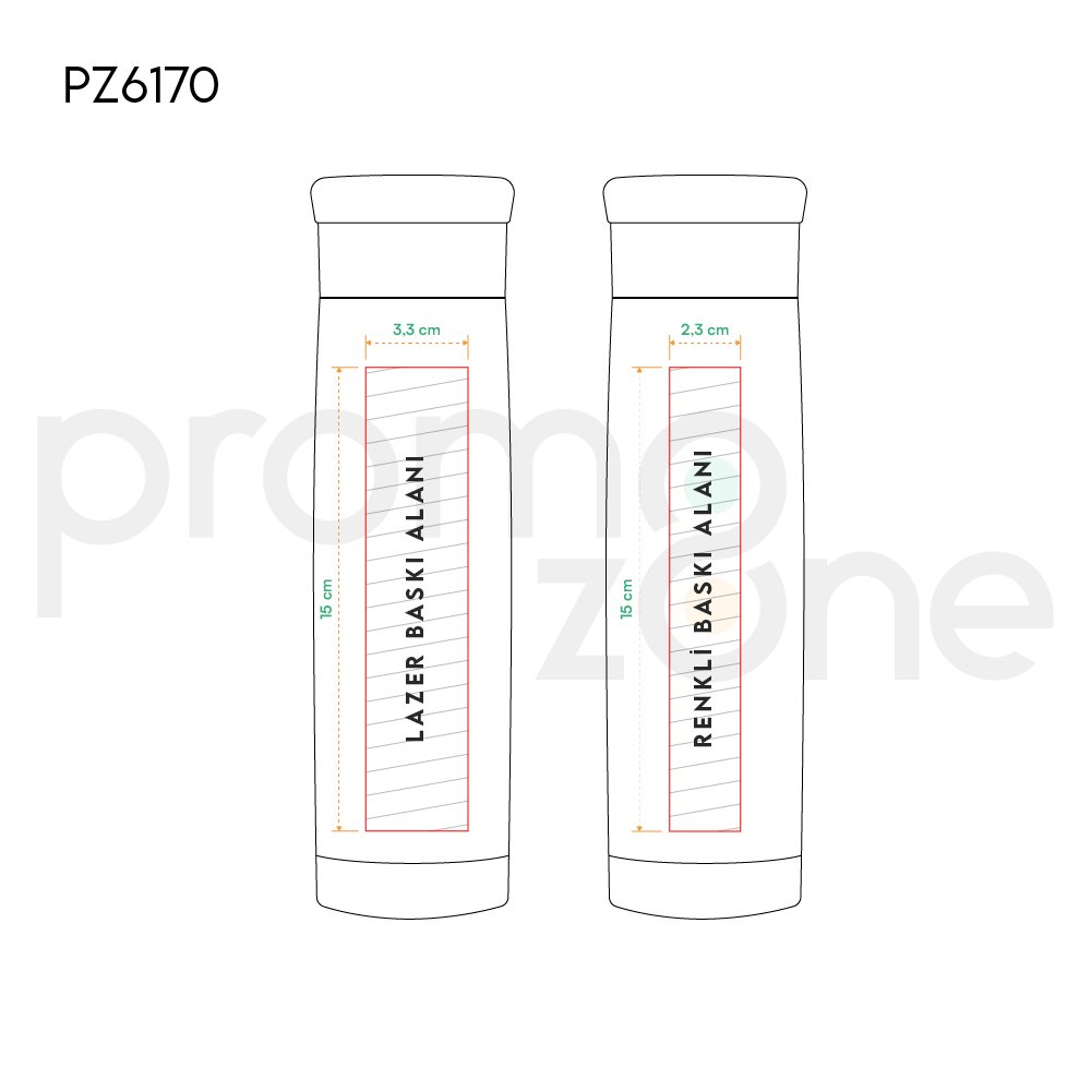 500 ml Filtreli Termos Promozone