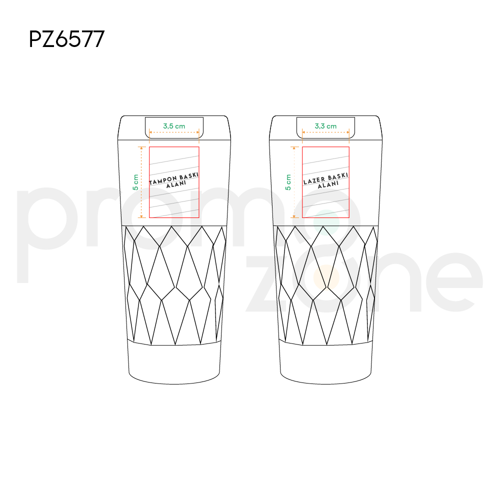 Diamond Termos Bardak 450 Ml Promozone