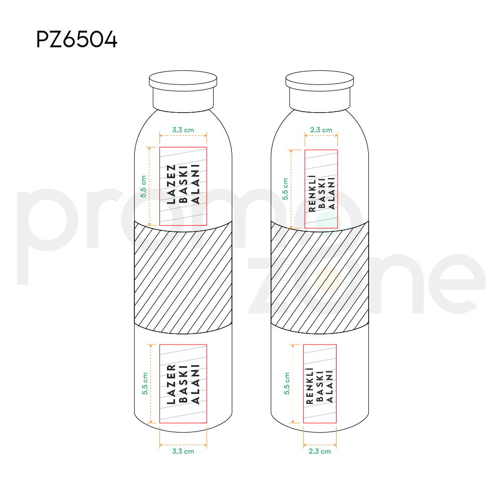 500 ml Termos Su Şişesi Promozone