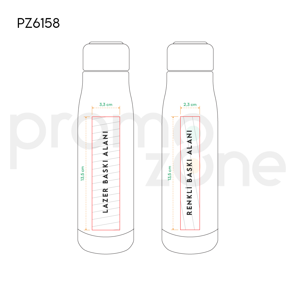 650 ml Taşıma İpli Termos Promozone
