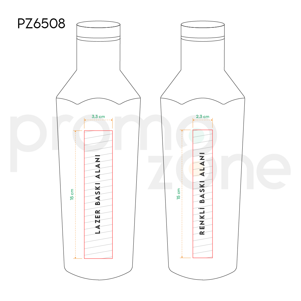 500 ml Paslanmaz Çelik Termos Promozone