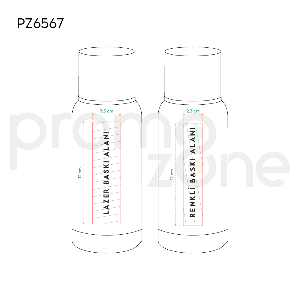 Termos 500 Ml (16-24 Saat Sıcak Soğuk Muhafaza) Promozone