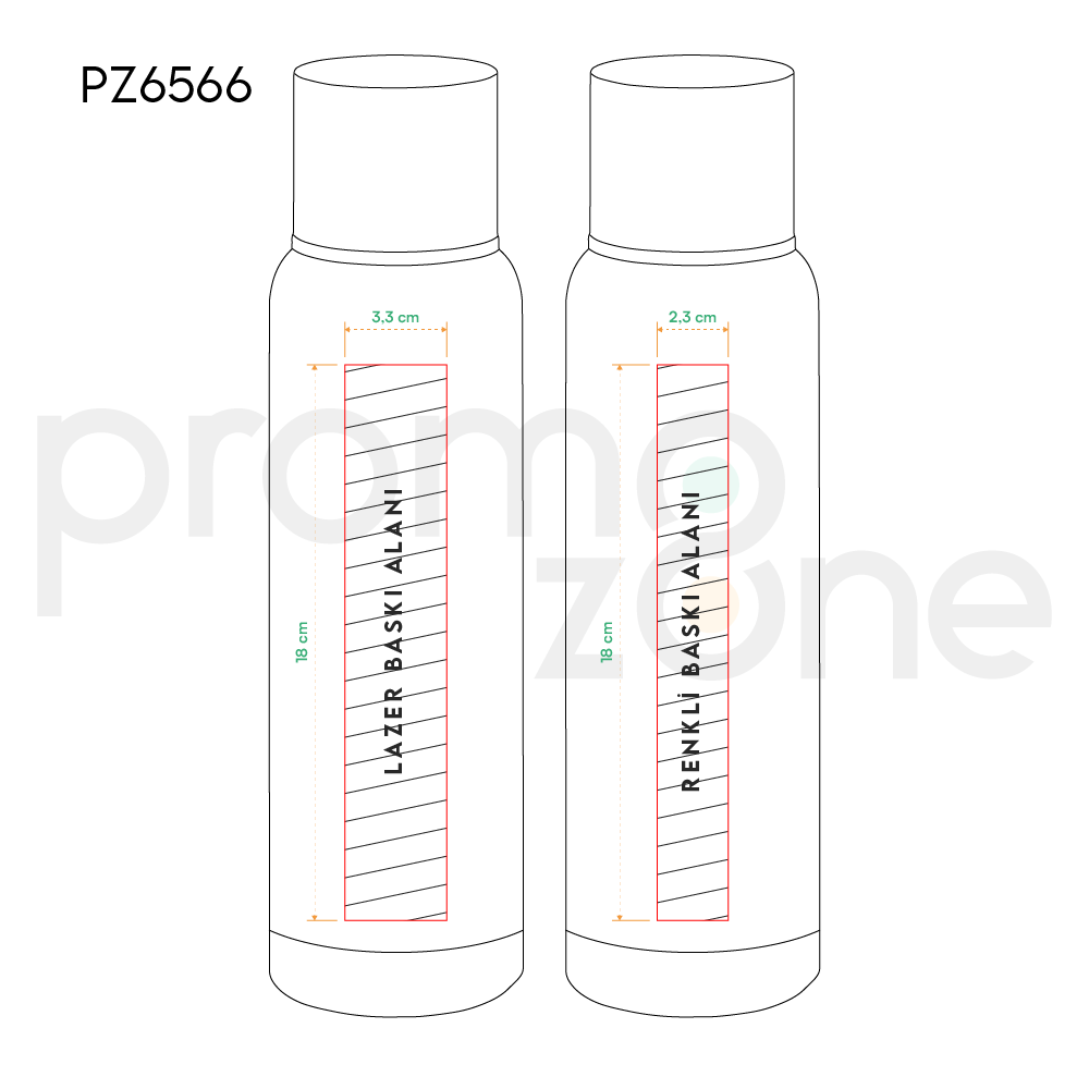 Termos 1000 Ml (16-24 Saat Sıcak Soğuk Muhafaza) Promozone