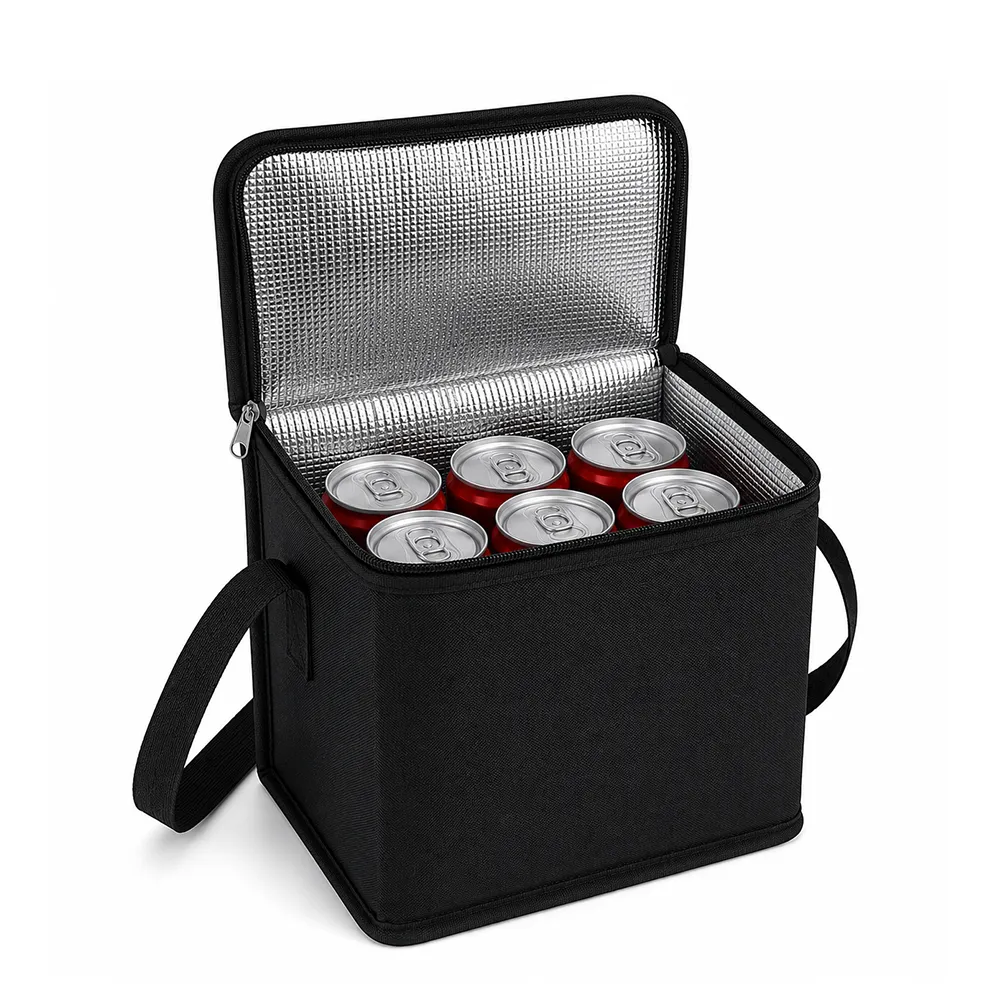 Termos Çanta 20x15x20 cm – 6 Kutu Kapasiteli 600D Imperteks Soğutucu Çanta - Özel Üretim Promozone