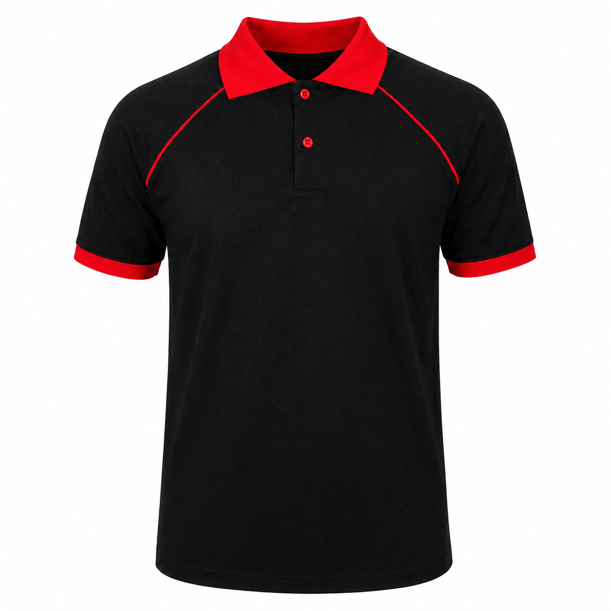 Open End Polo Yaka Çift Renk Promosyon Tişört – %80 Pamuk %20 Polyester Promozone