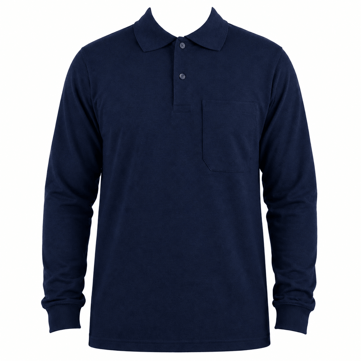 Open End Uzun Kollu Cepli Polo Yaka Promosyon Tişört – %80 Pamuk %20 Polyester Promozone