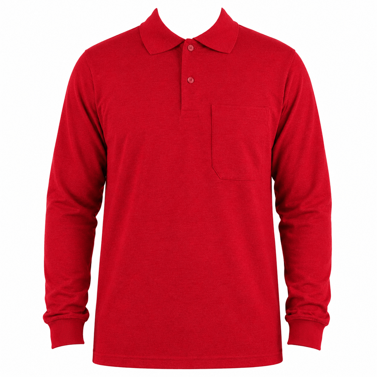 Open End Uzun Kollu Cepli Polo Yaka Promosyon Tişört – %80 Pamuk %20 Polyester Promozone