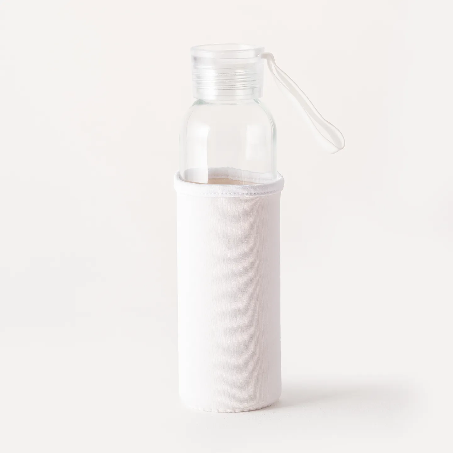 500ml Kılıflı Geri Dönüştürülmüş Cam Su Şişesi Promozone